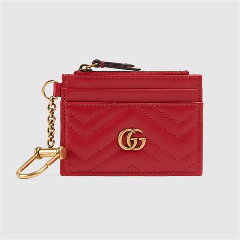 gucci id wallet|gucci marmont keychain wallet.